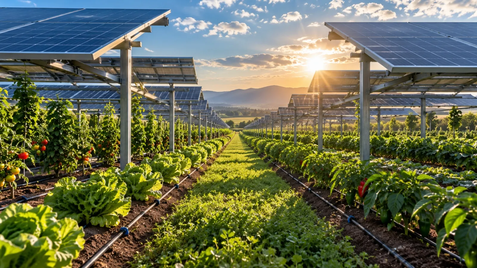 Agrivoltaics farming system